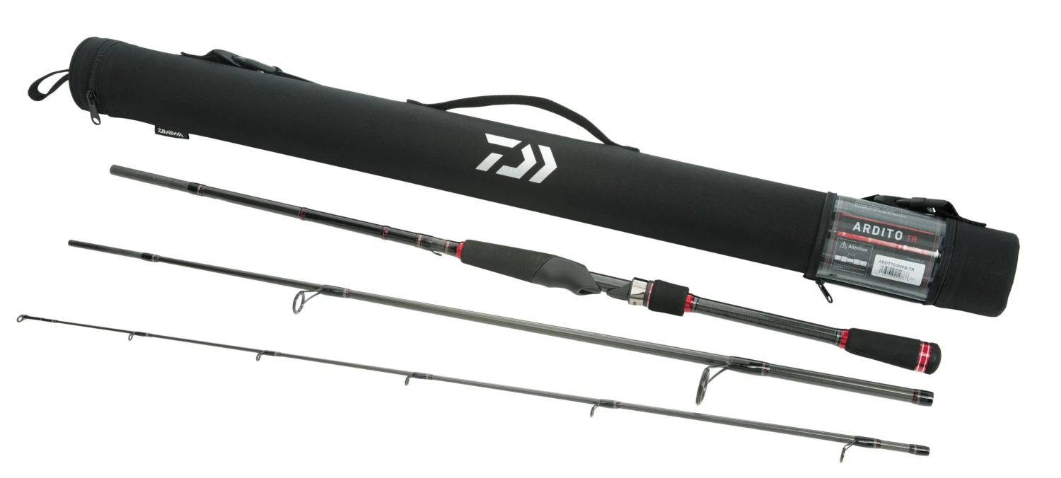 Daiwa Ardito-TR Spinning 3-Piece Travel Rods 3 Daiwa Ardito-TR Spinning 3-Piece Travel Rods