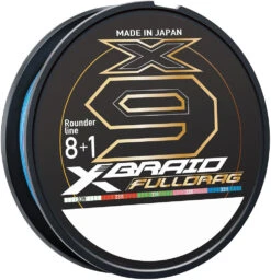 Daiwa X-Braid X9 Fulldrag Multicolor Braid Bulk Spool - 660 Yards